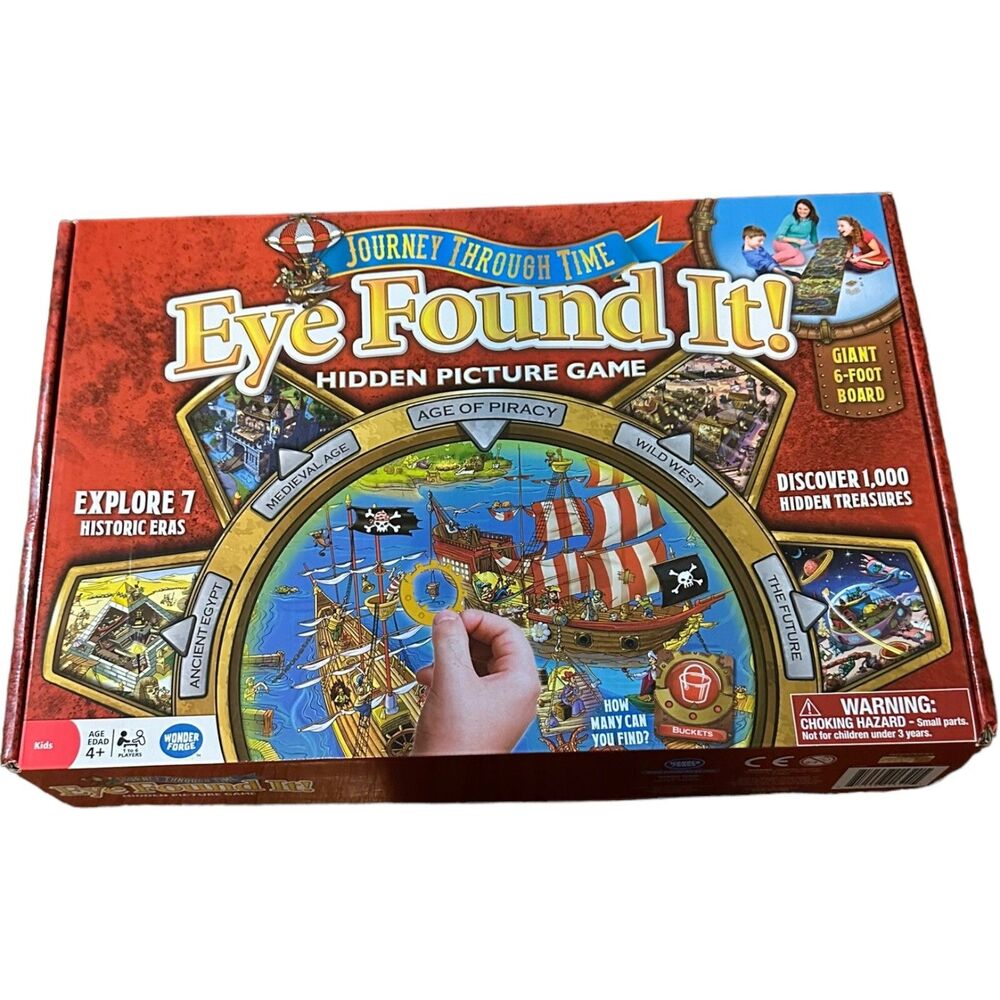 Journey Through Time Eye Found It Game Wonder Forge Hidden Picture  COMPLETE